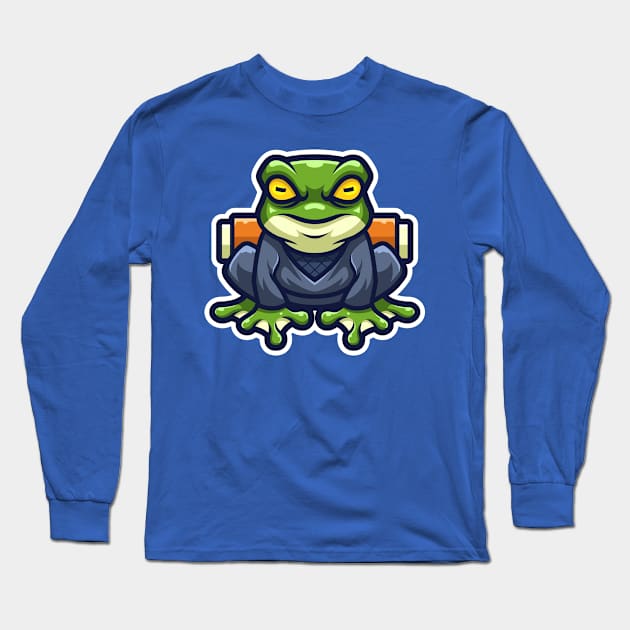 Frog Long Sleeve T-Shirt by mightyfire